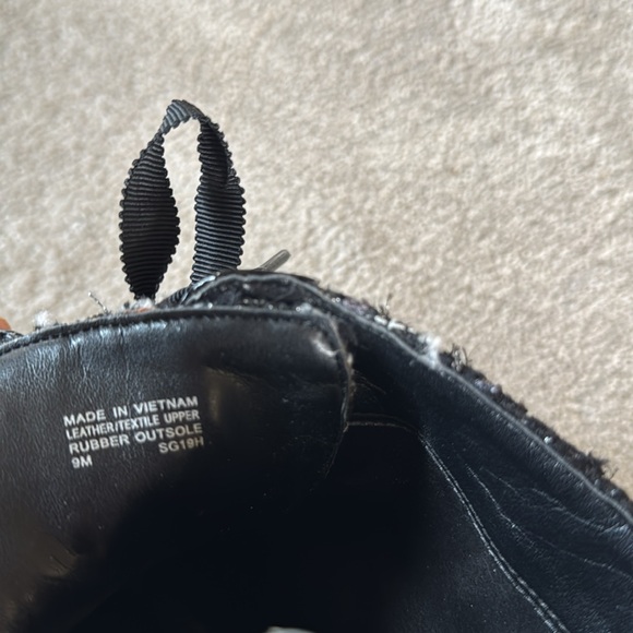 NWOB Michael Kors Tweed Combat Boots / Size 9M - Picture 11 of 12